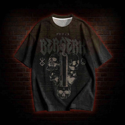 Stacked skulls Graphic T-shirt