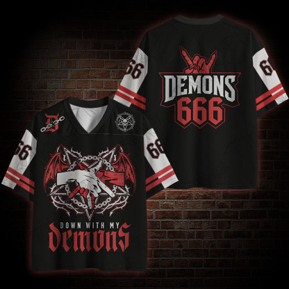 Down with My Demons Mesh Jersey