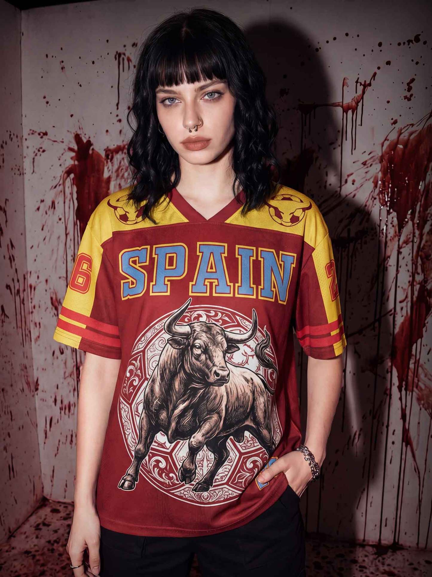 Personalized Bull Mesh Jersey