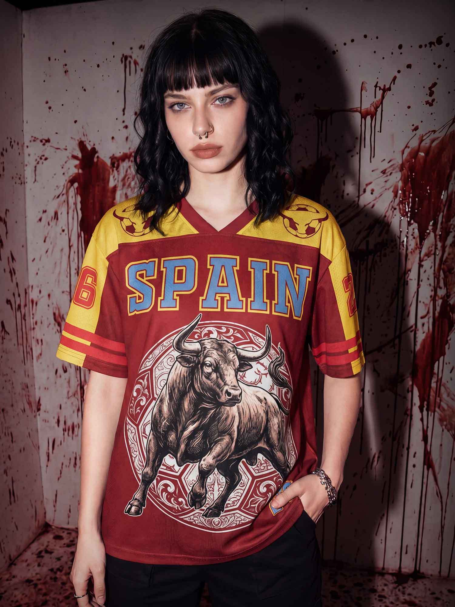 Personalized Bull Mesh Jersey