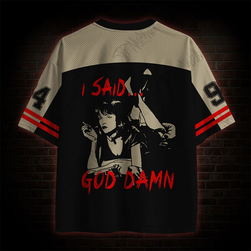 I Said God Damn Mesh Jersey
