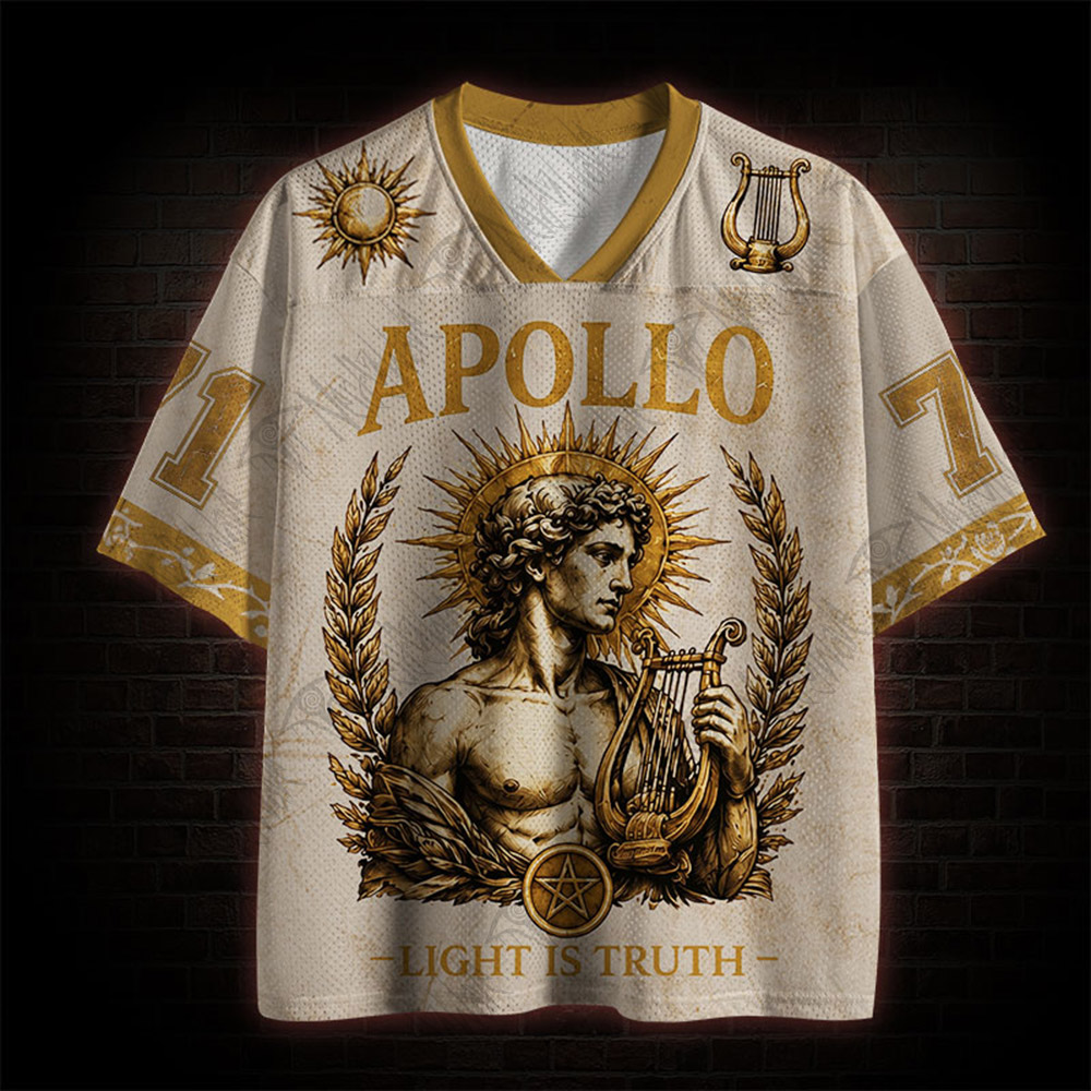 Light is Truth Greek Mythology Mesh Jersey
