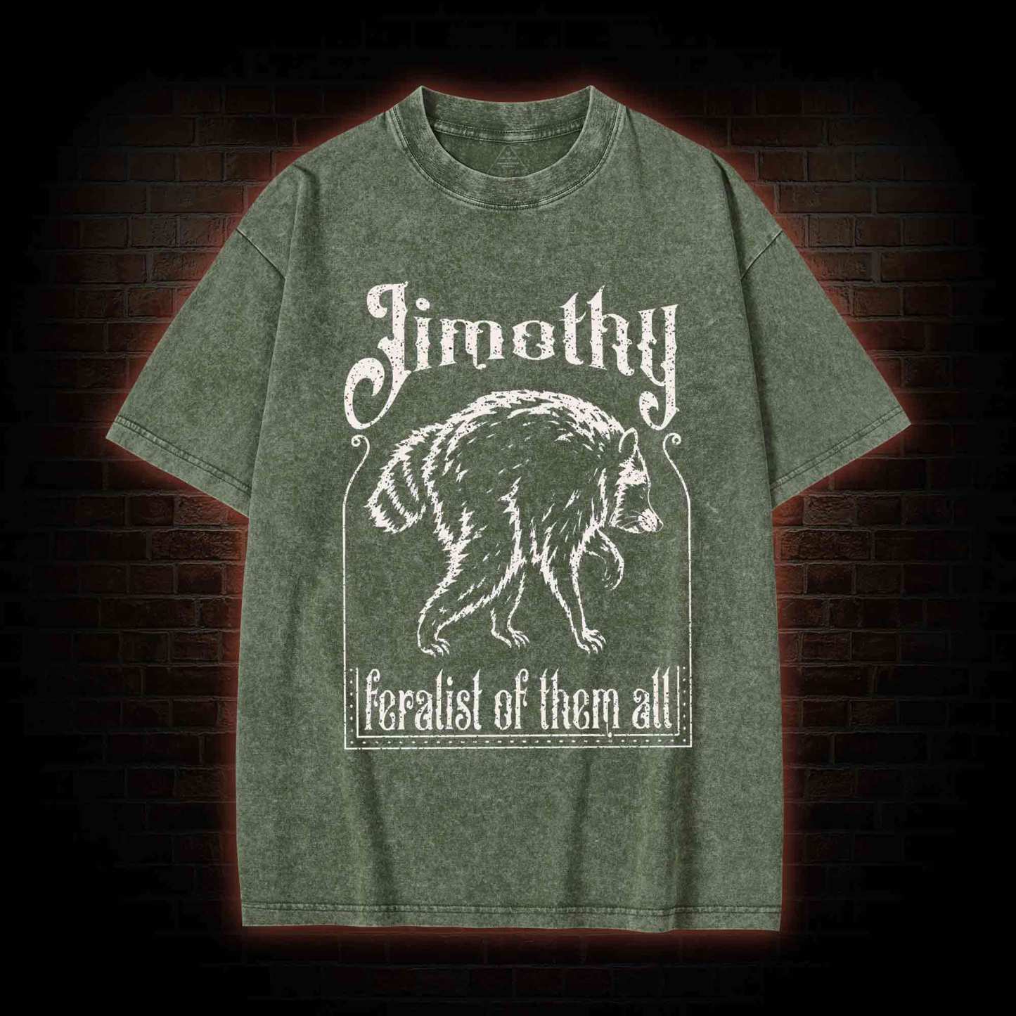Feralist of Them All Jimothy Washed T-shirt