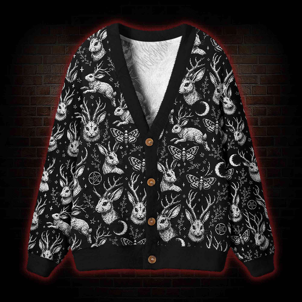 Jackalope Cardigan Sweater