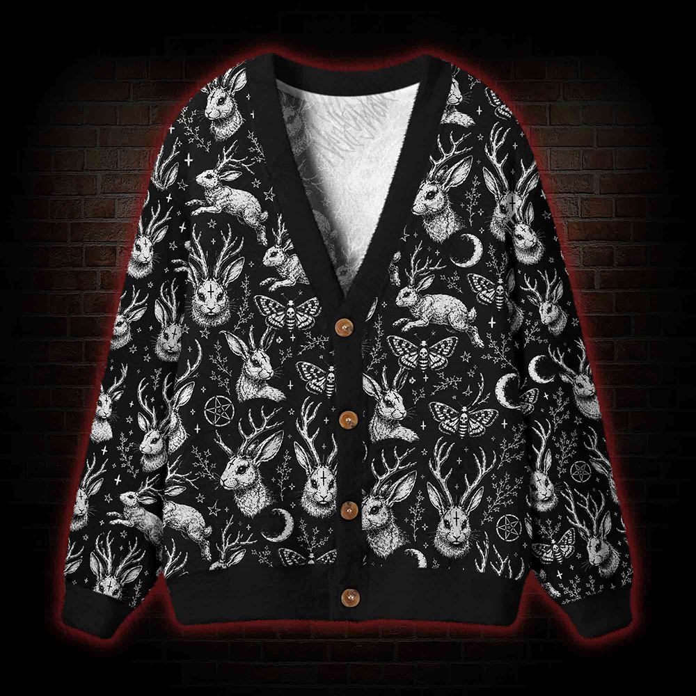 Jackalope Cardigan Sweater