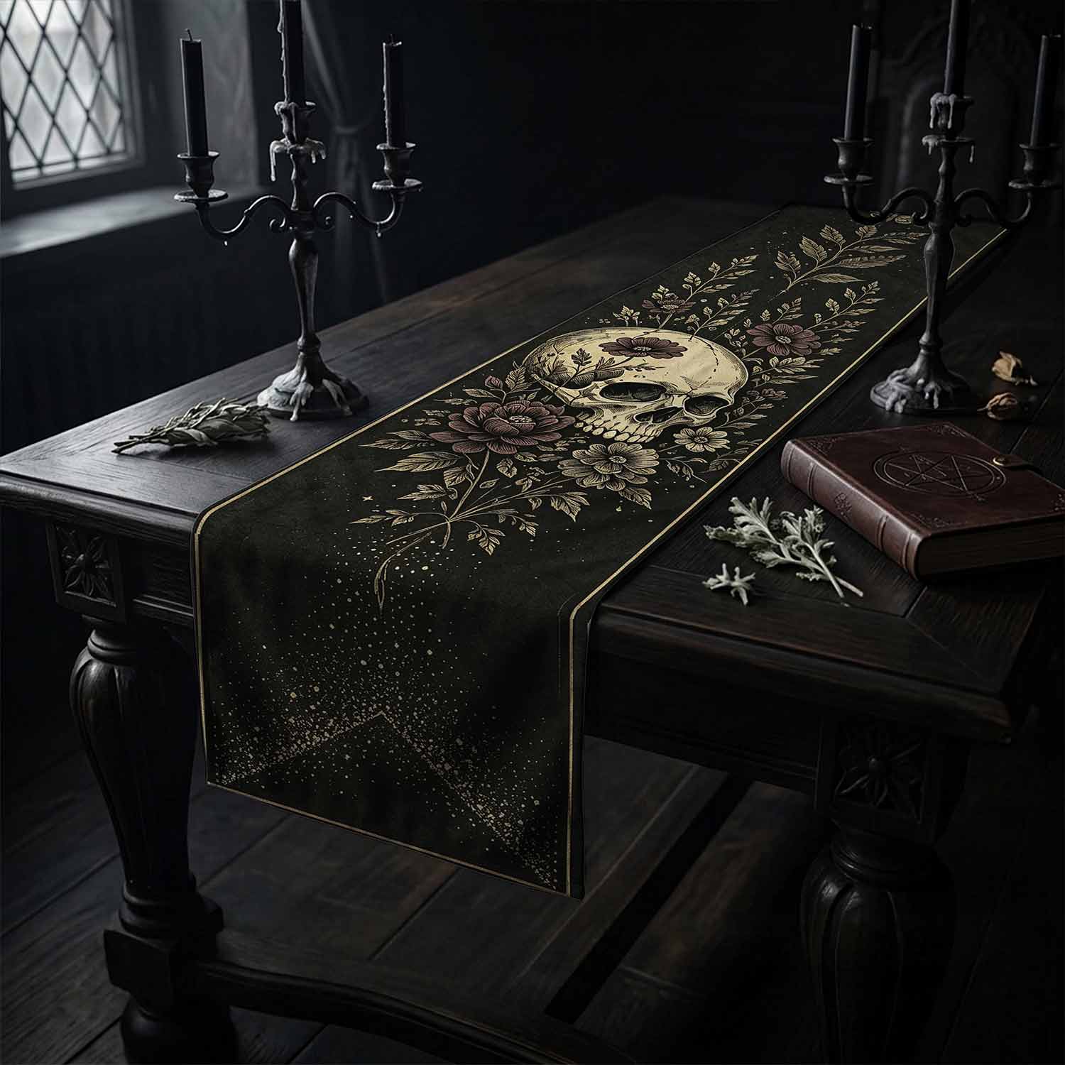Bones & Wildflowers Table Runner