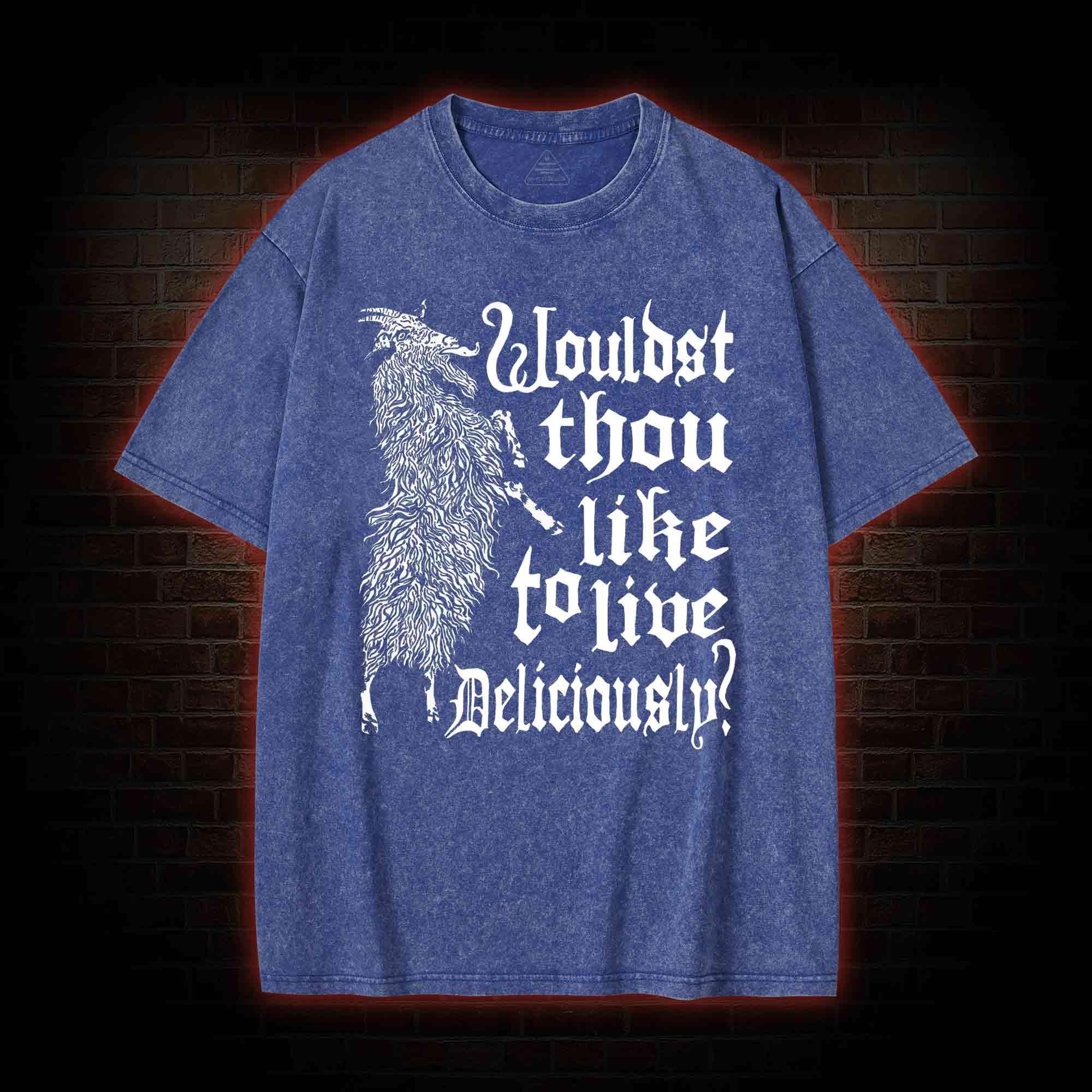 Live Deliciously Black Phillip T-shirt