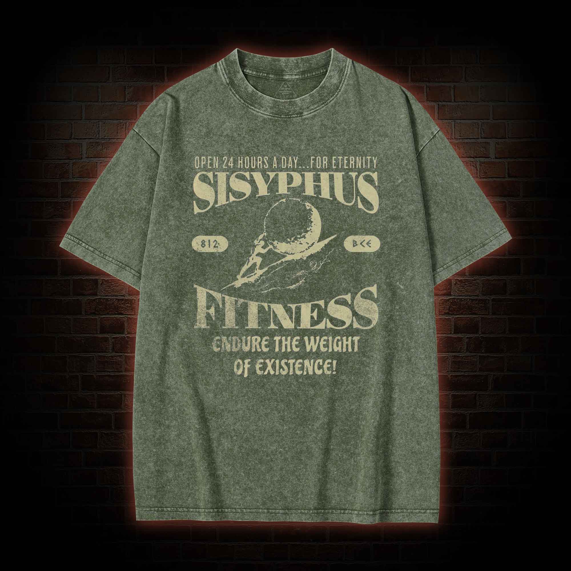 Sisyphus Fitness Washed T-shirt