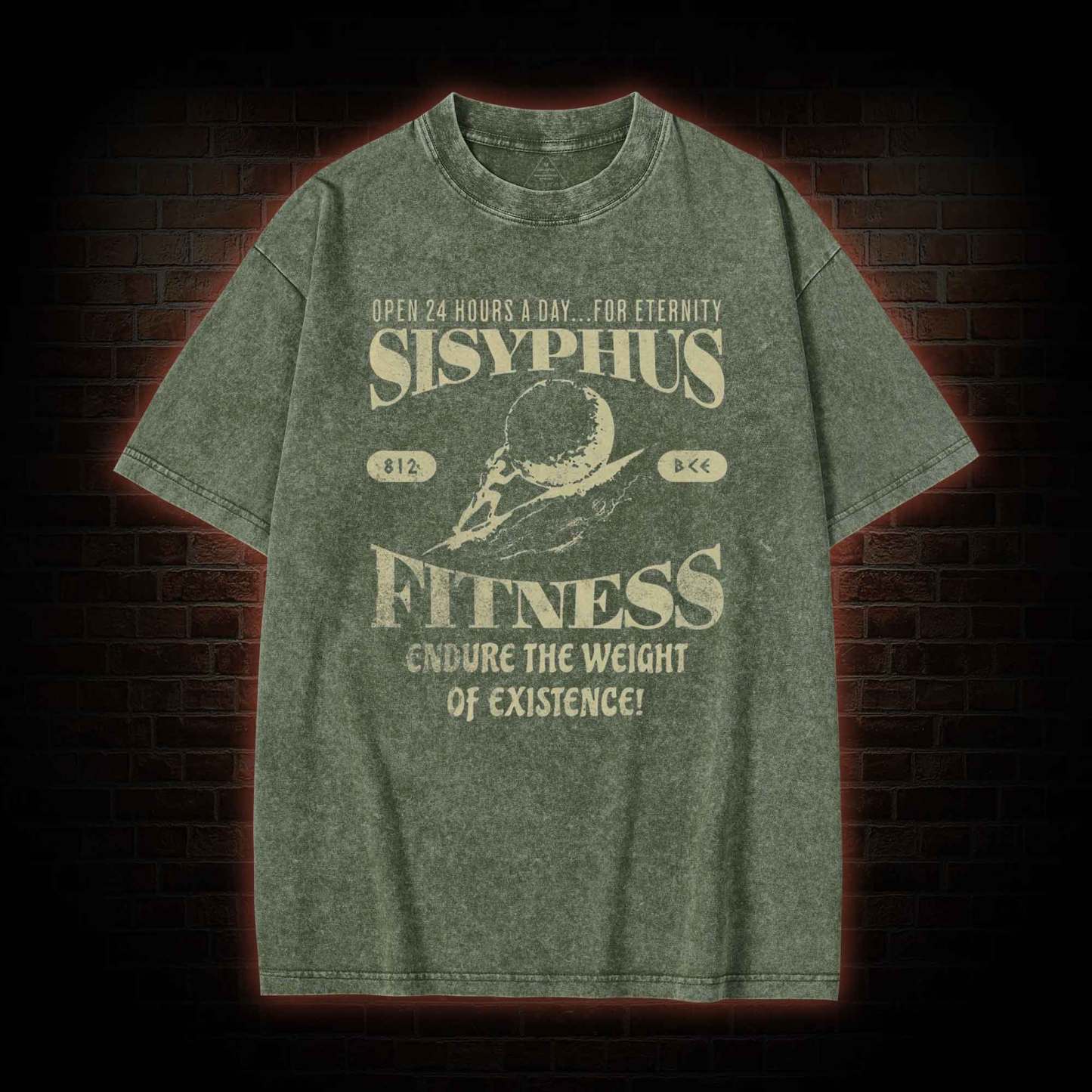Sisyphus Fitness Washed T-shirt