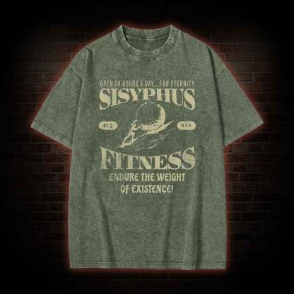 Sisyphus Fitness Washed T-shirt
