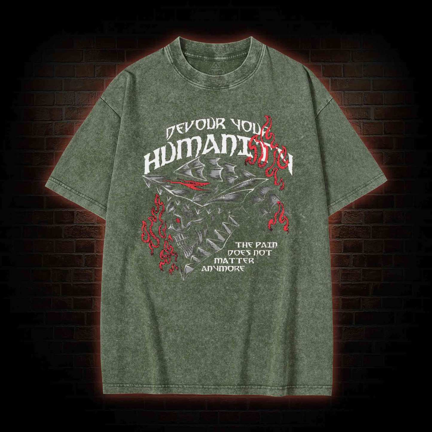 Devour Your Humanity Washed T-shirt