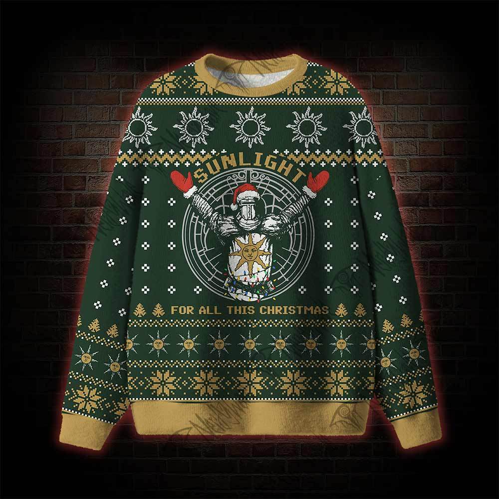 Sunlight for All This Christmas Ugly Sweatshirts