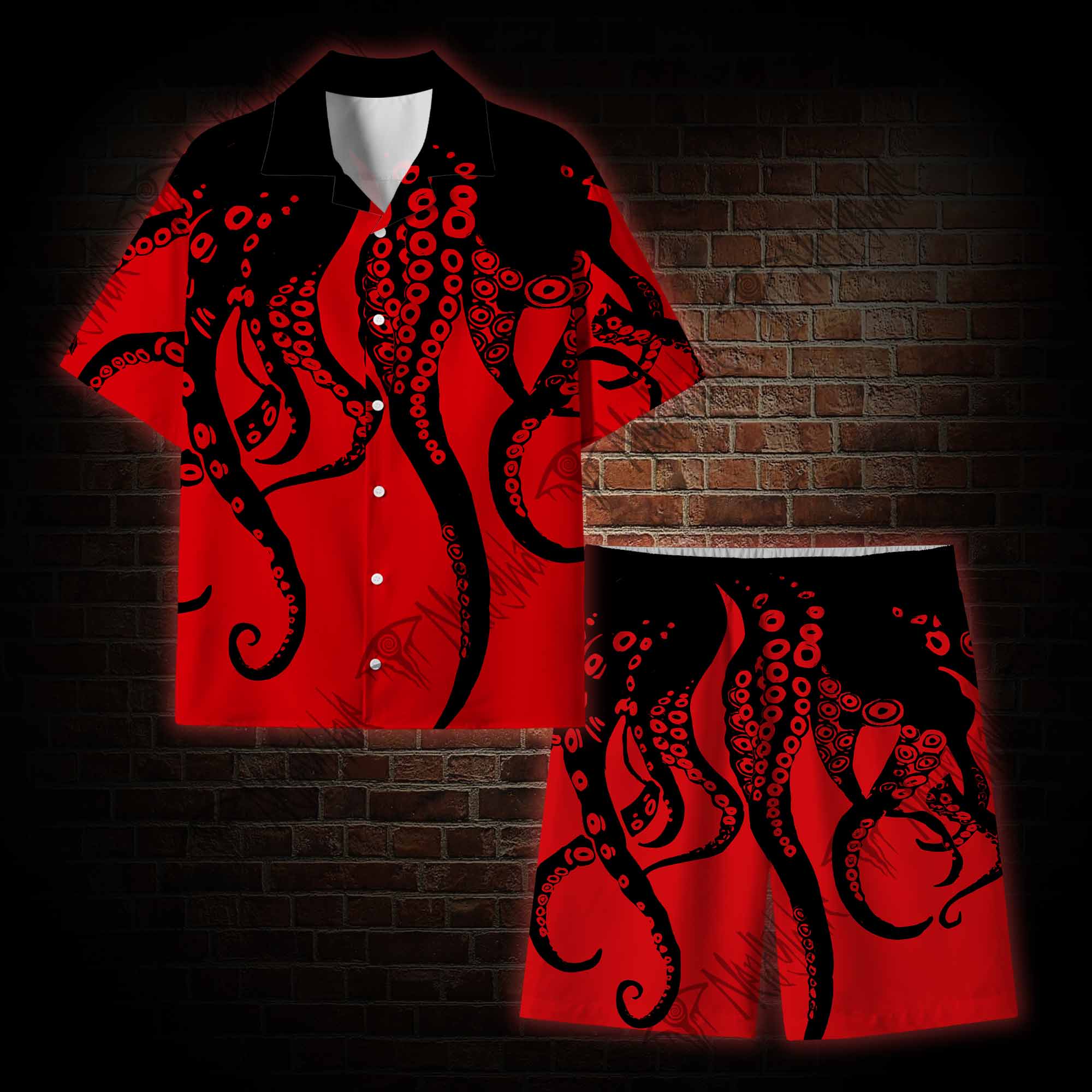 Tentacle Graphic Resort Set
