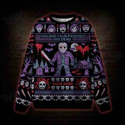 Game Over Graveyard Ugly Sweatshirts