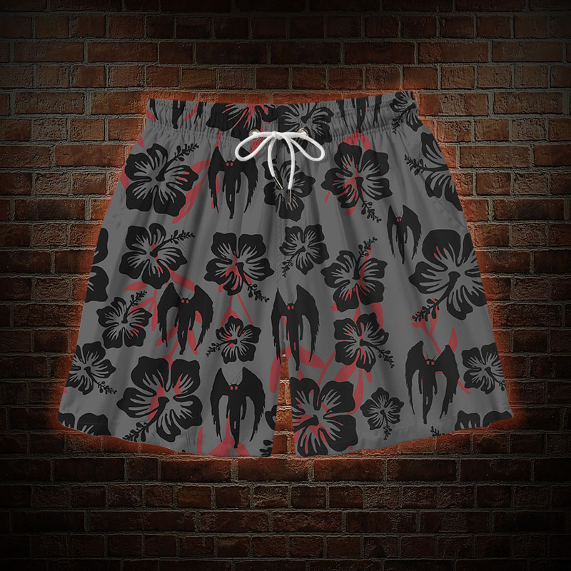 Mothman Mens Swim Trunks