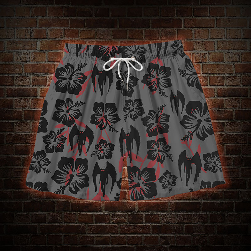 Mothman Mens Swim Trunks