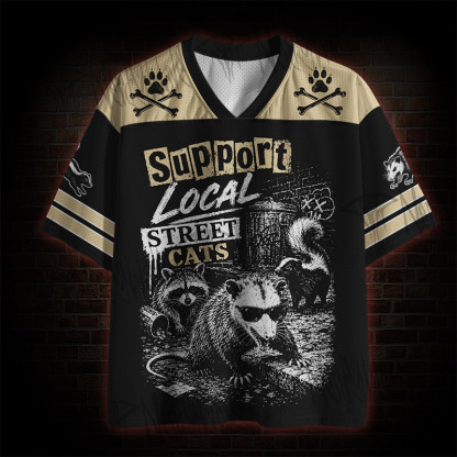 Support Local Street Cats Mesh Jersey