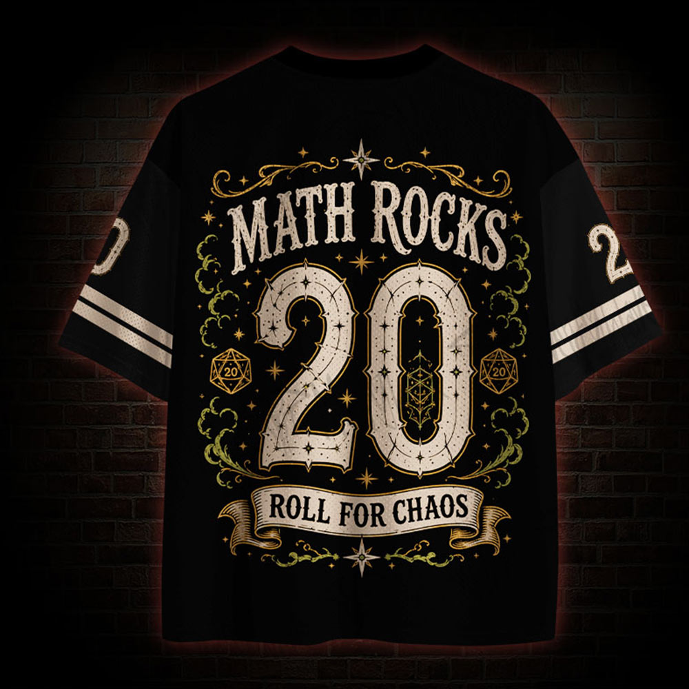 Let's Roll Math Rocks And Do War Crimes Mesh Jersey