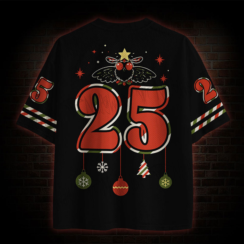 Merry Cryptmas Mesh Jersey