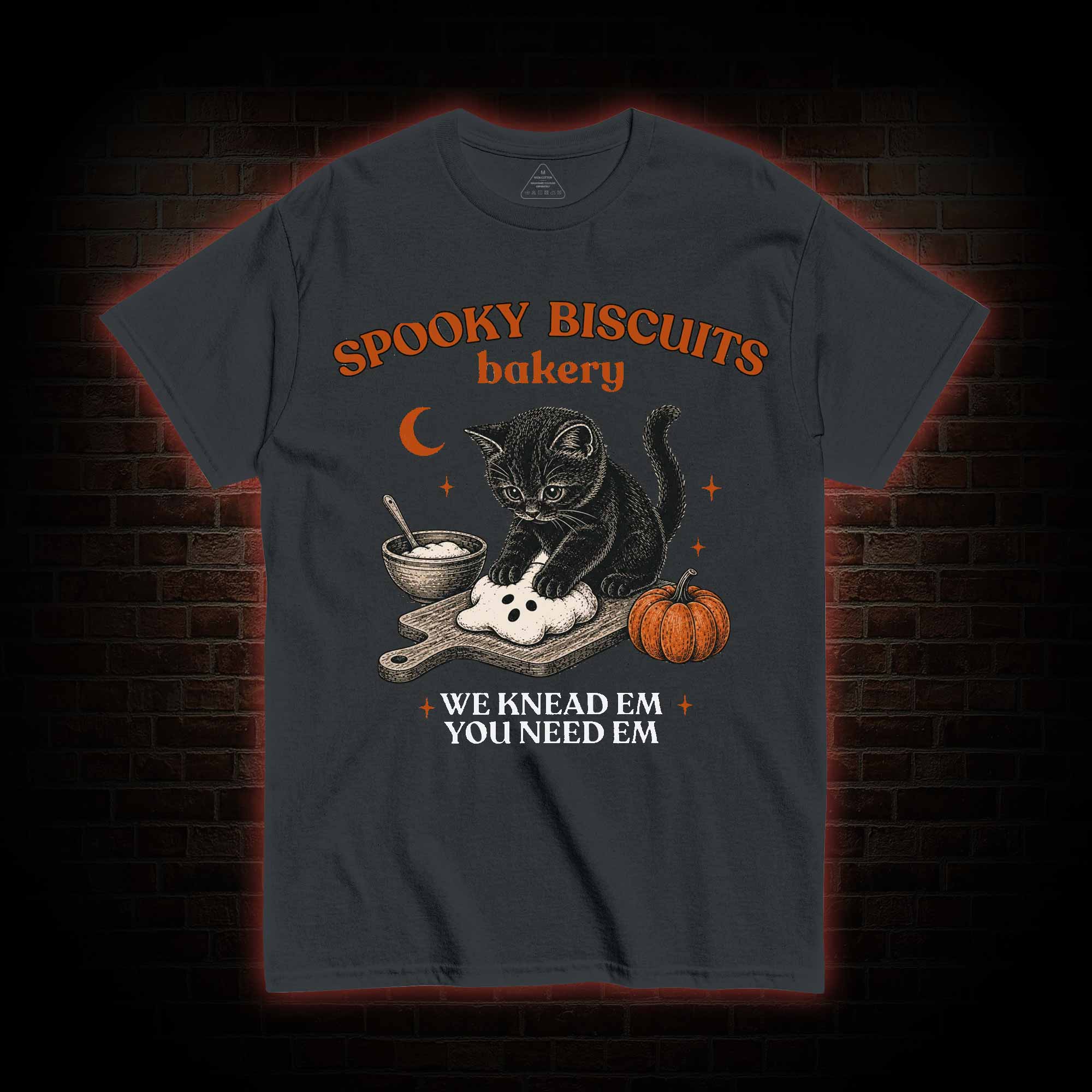 Spooky Biscuits Bakery T-shirt