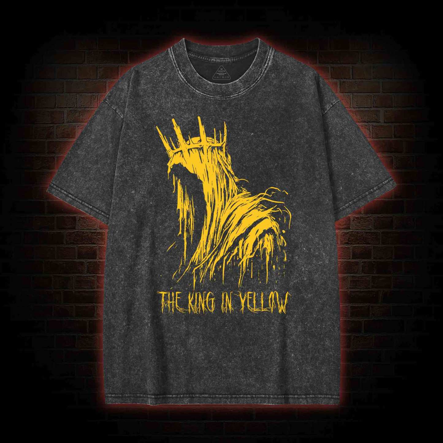 The King in Yellow Washed T-shirt