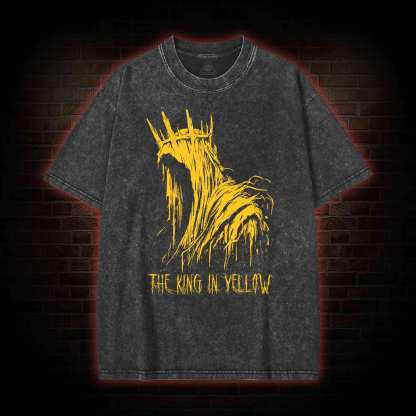 The King in Yellow Washed T-shirt
