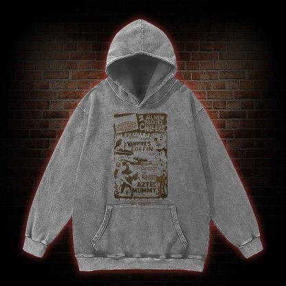  Aztec Mummy Washed Hoodie