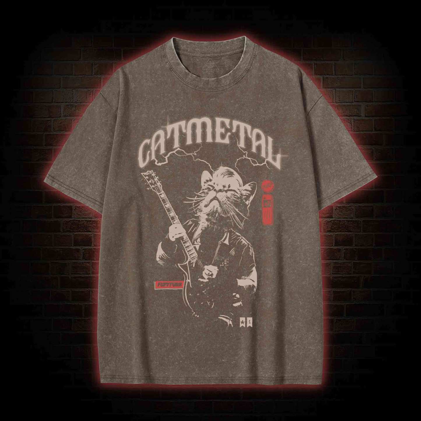 Catmetal Washed T-shirt