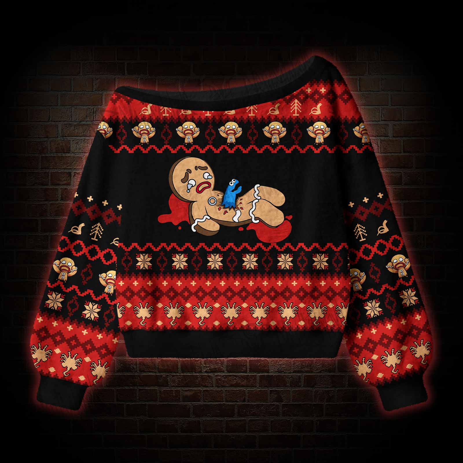 Infant Off Shoulder Ugly Sweater