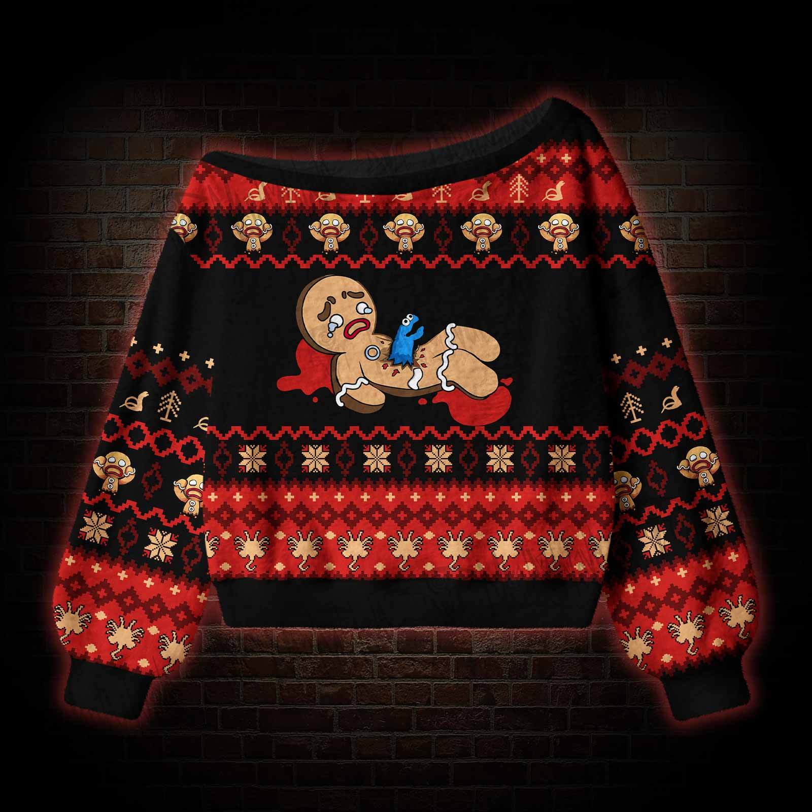Infant Off Shoulder Ugly Sweater