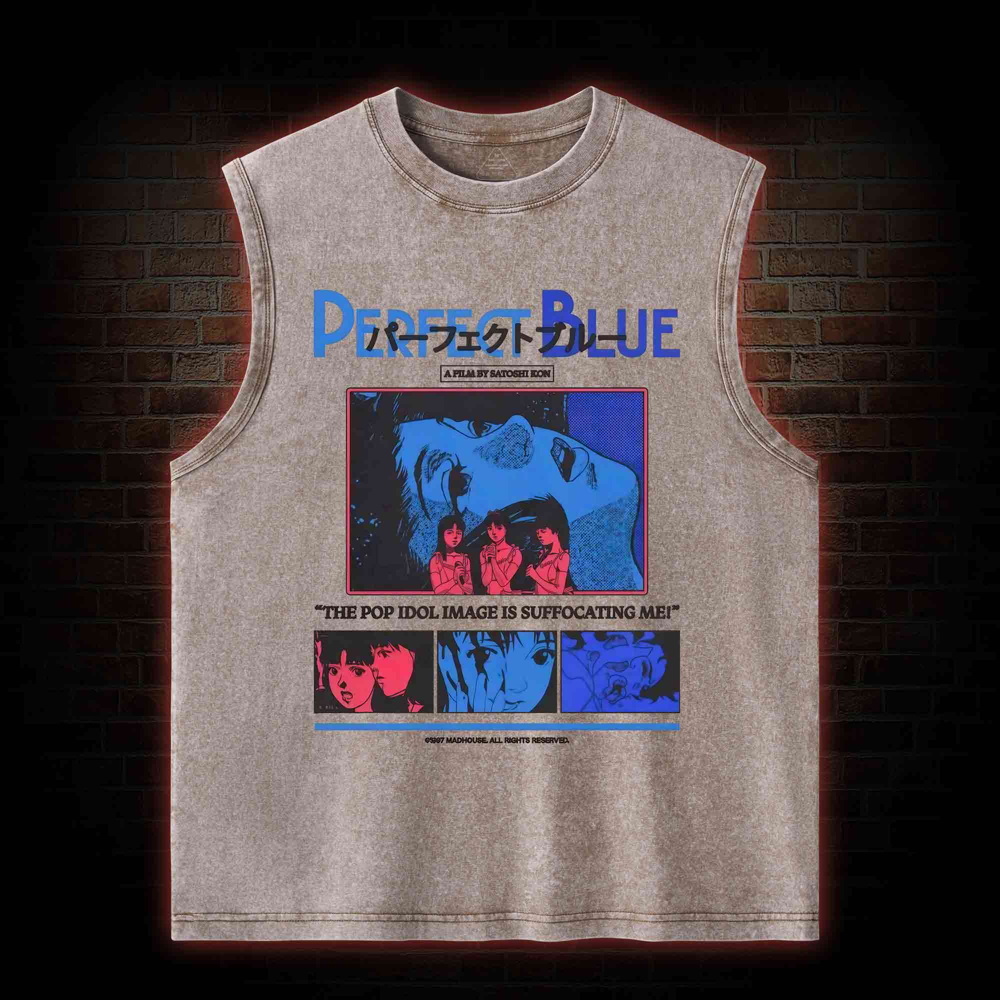 The Pop Idol Image is Suffocating Me Washed Tank Top