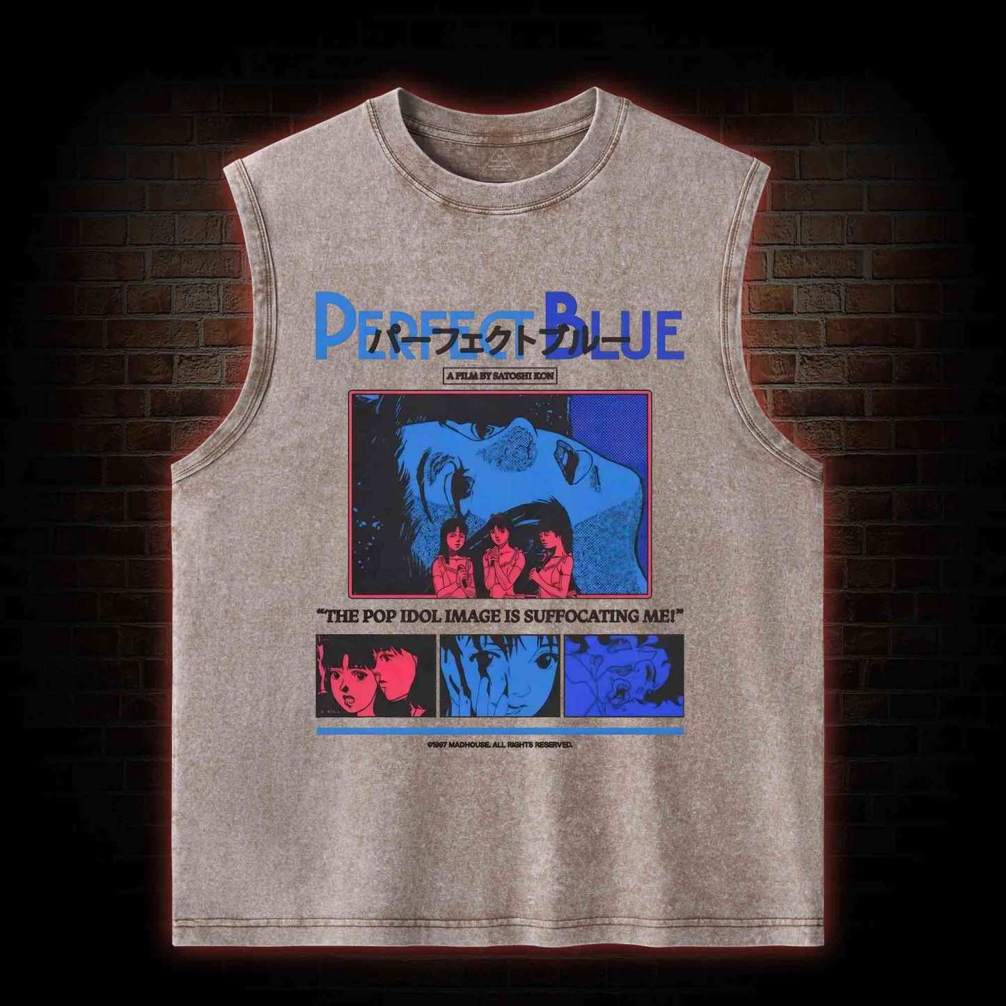 The Pop Idol Image is Suffocating Me Washed Tank Top