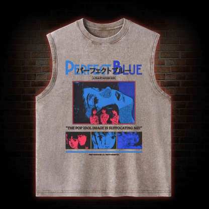 The Pop Idol Image is Suffocating Me Washed Tank Top
