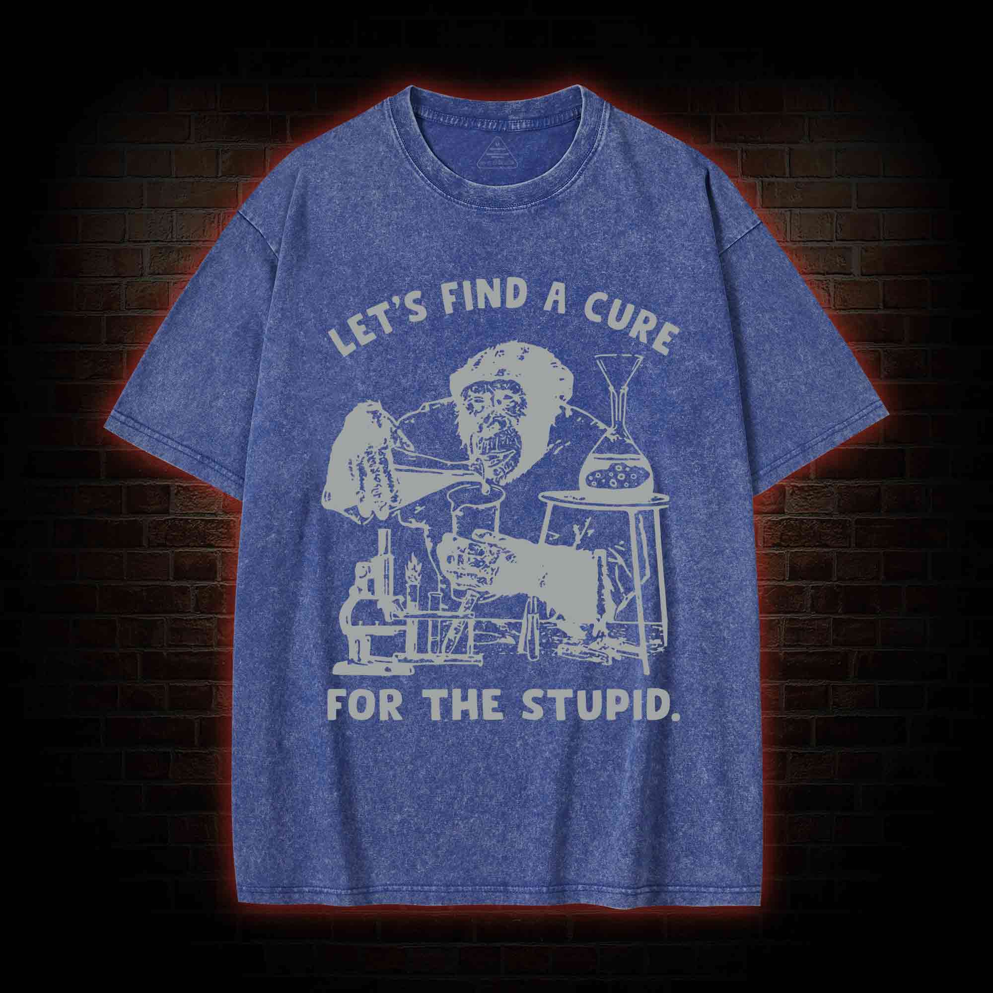 Let's Find A Cure Washed T-shirt
