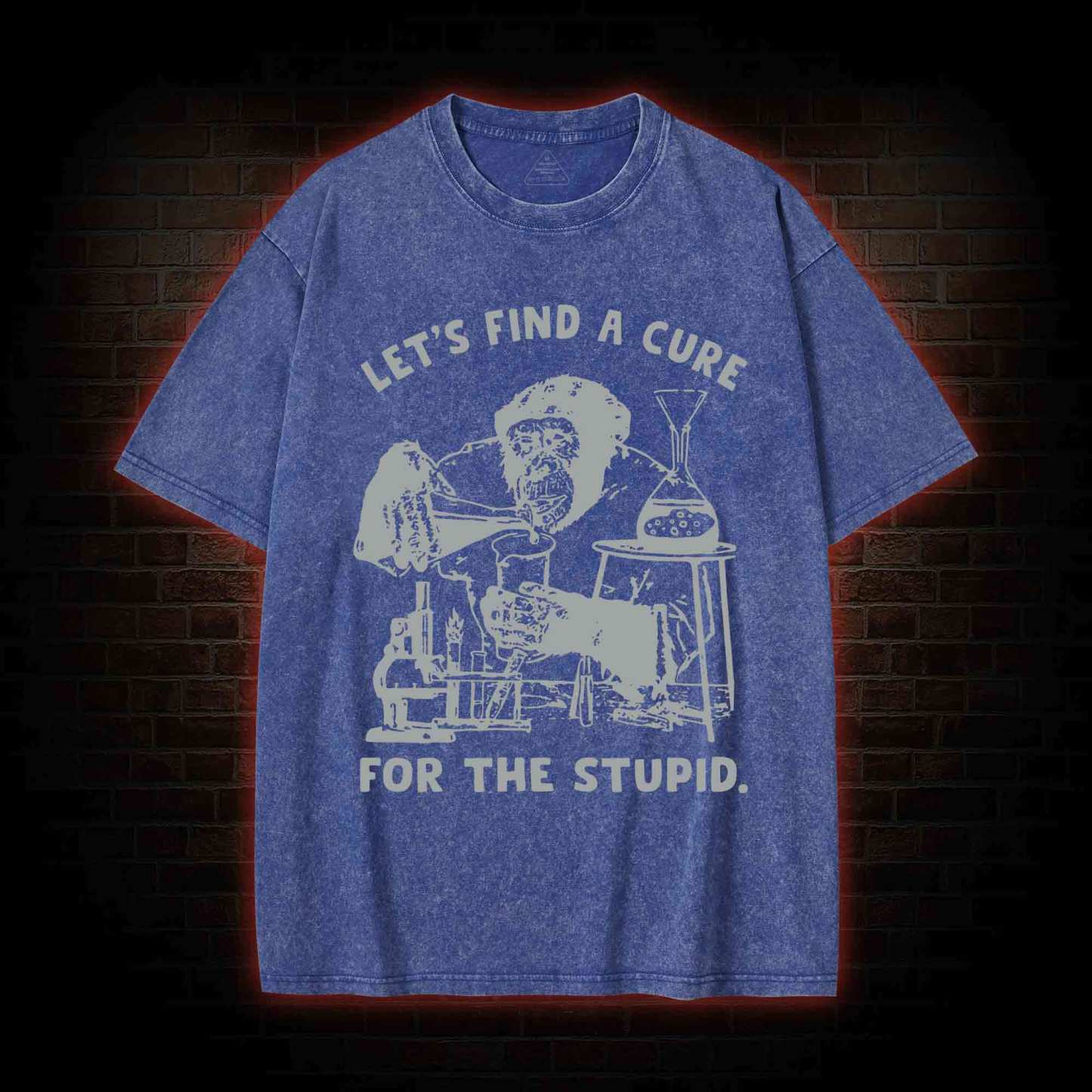 Let's Find A Cure Washed T-shirt