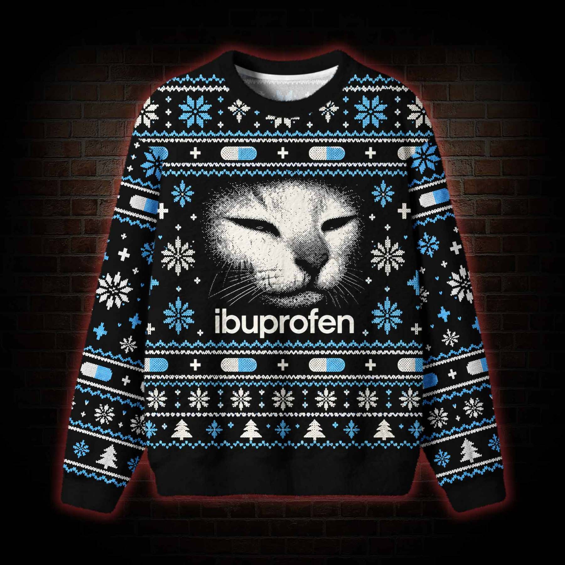 Ibuprofen Ugly Sweatshirts