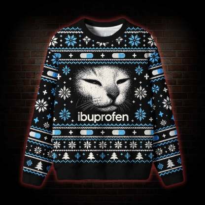 Ibuprofen Ugly Sweatshirts