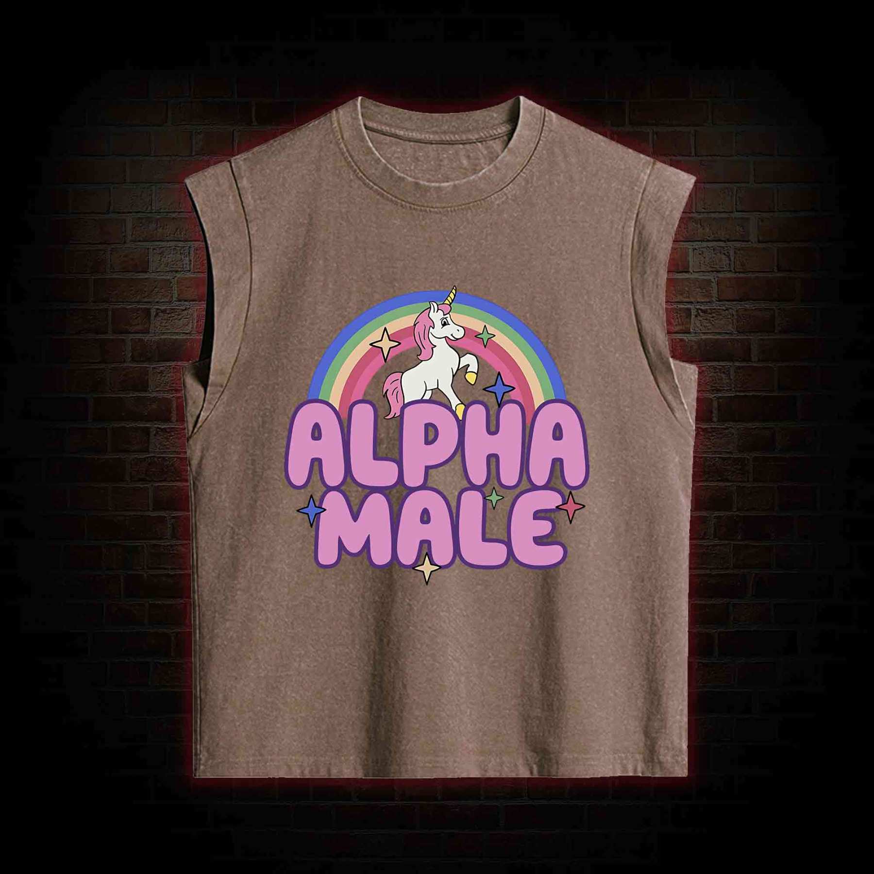Alpha Male  Women's Washed Tank Top