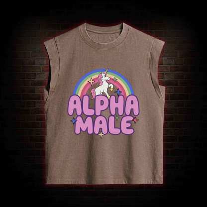 Alpha Male  Women's Washed Tank Top