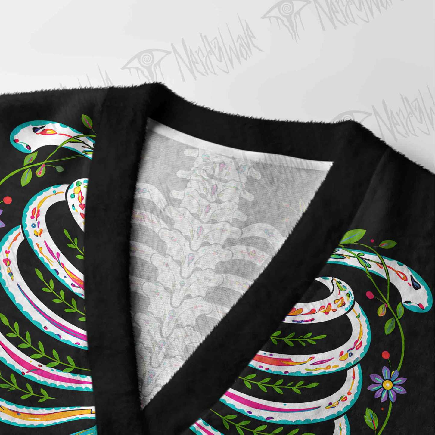 Vibrant Day of the Dead Cardigan Sweater