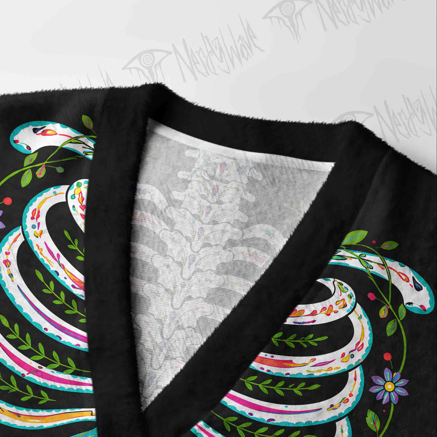 Vibrant Day of the Dead Cardigan Sweater