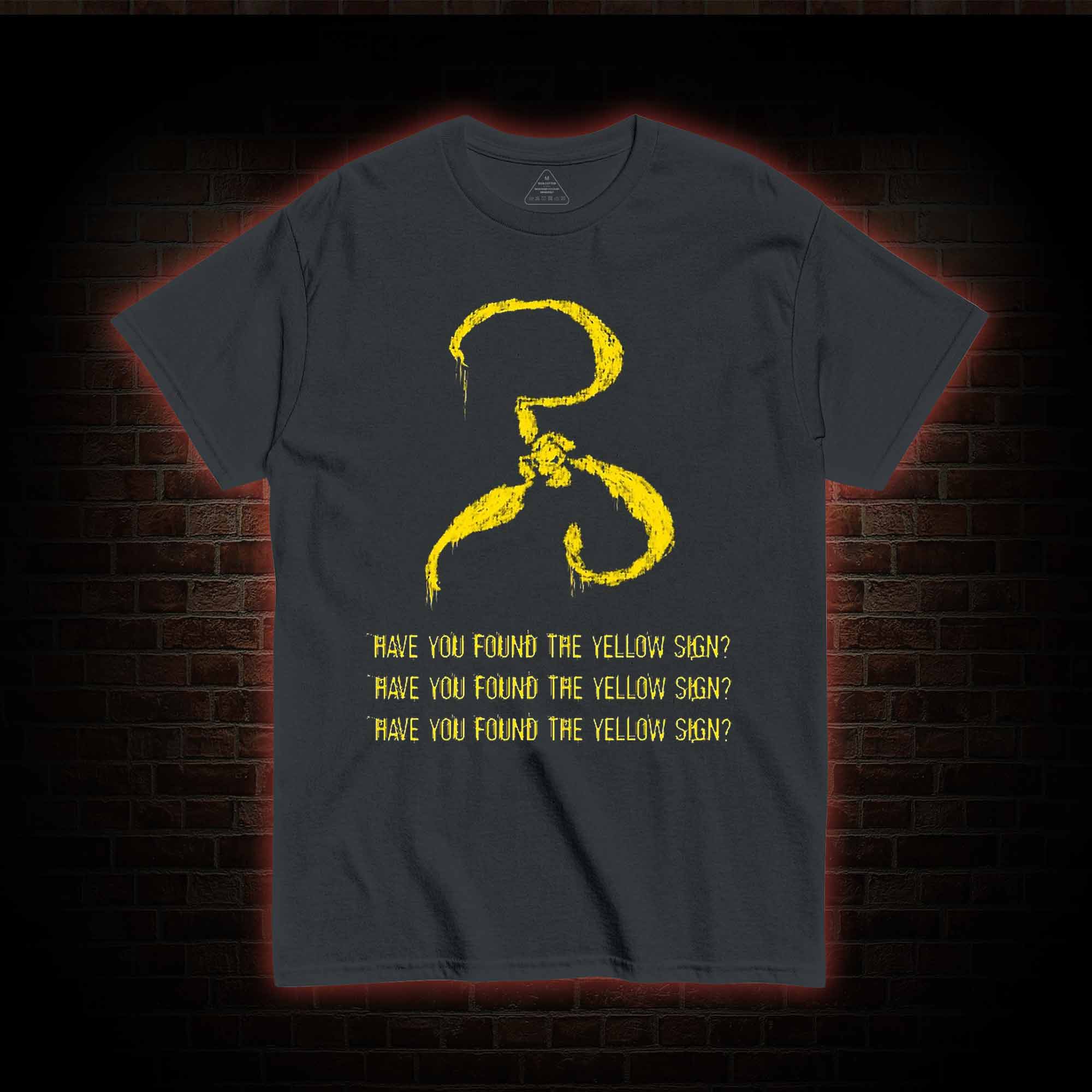 Have you found the Yellow Sign T-shirt 