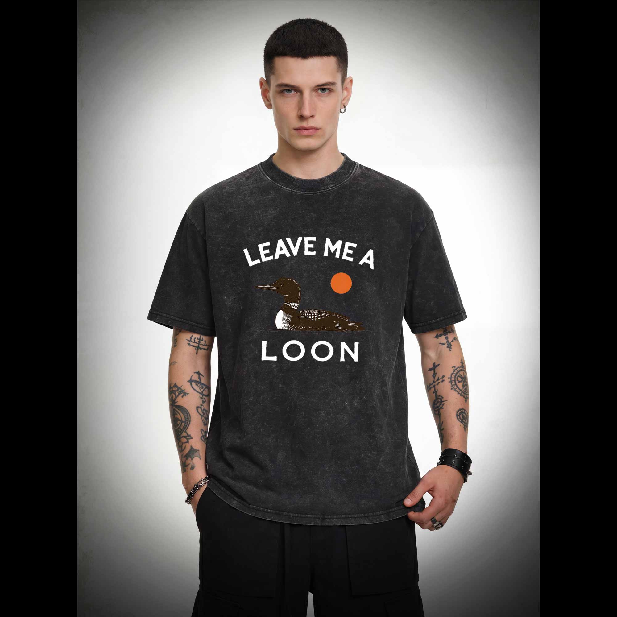 Leave Me A Loon Washed T-shirt