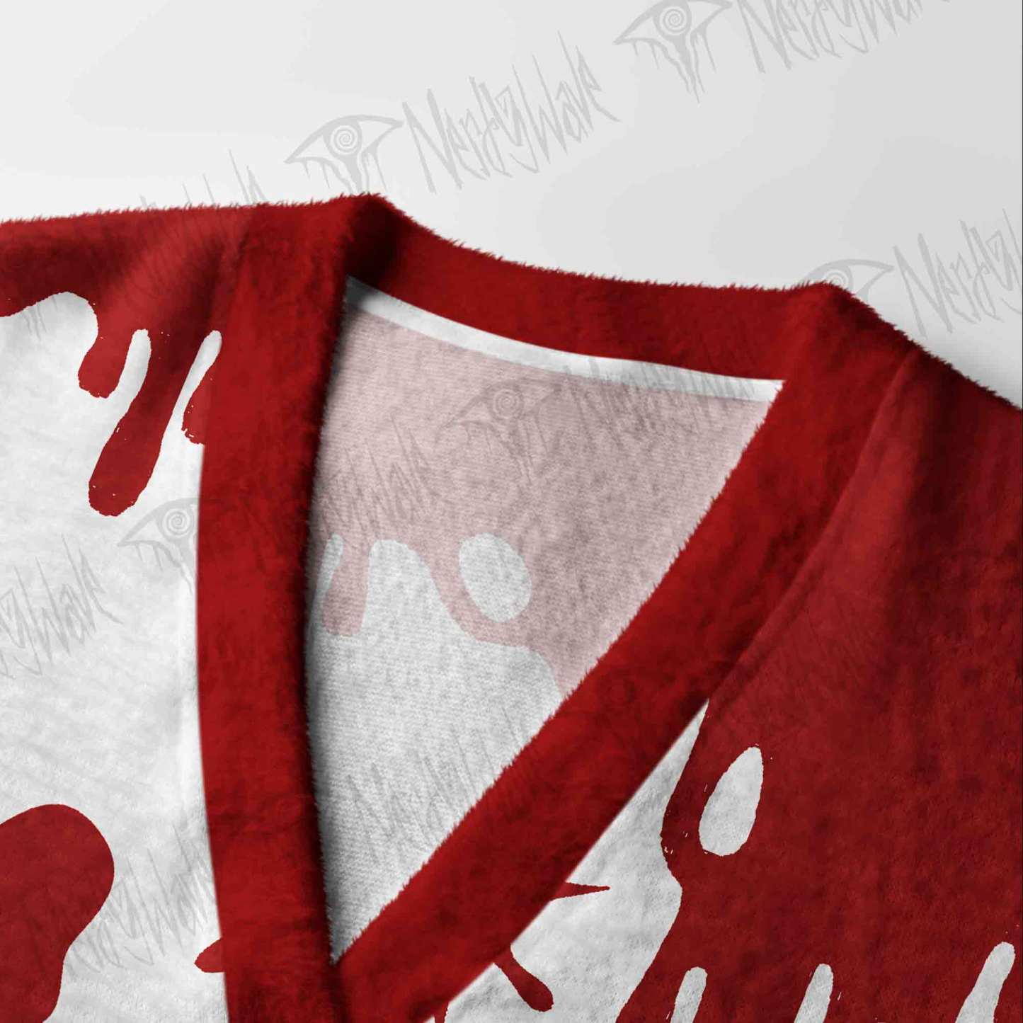 Blood-Splattered Cardigan Sweater