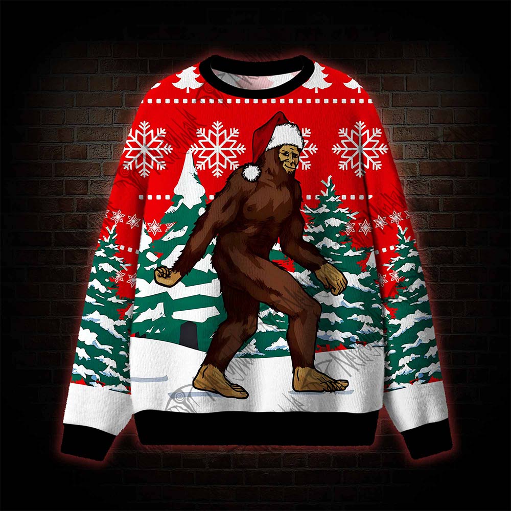 Bigfoot In The Jungle Ugly Sweatshirts