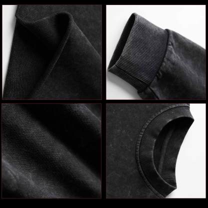 Dancing Frogs Vintage Washed Cropped Hoodie