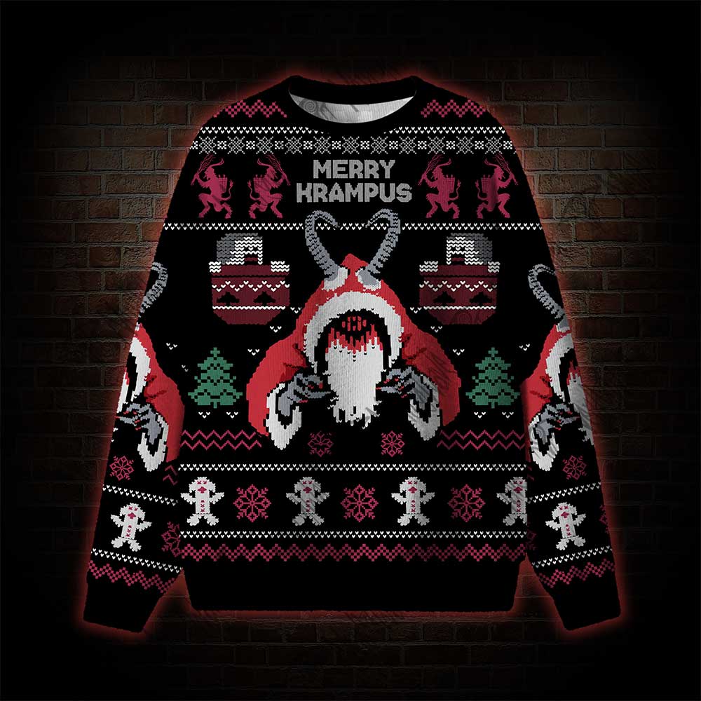 Merry Hrampus Ugly Sweatshirts