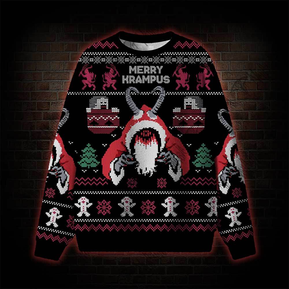 Merry Hrampus Ugly Sweatshirts