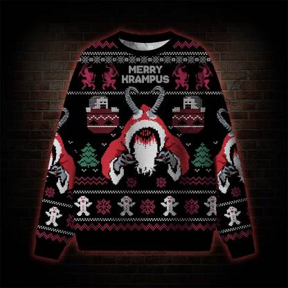 Merry Hrampus Ugly Sweatshirts
