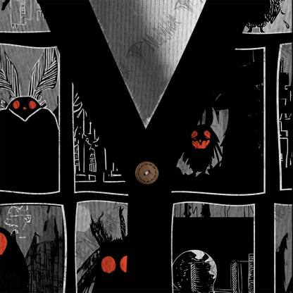 Mothman at Night Cardigan Sweater